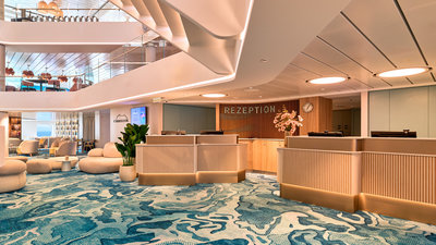 Rezeption auf der Mein Schiff Flow