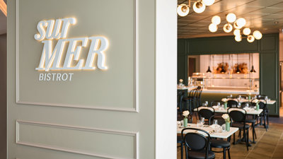 Sur Mer Bistrot auf der Mein Schiff Flow