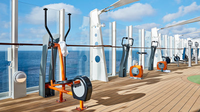 Sportaußendeck auf der AIDAnova