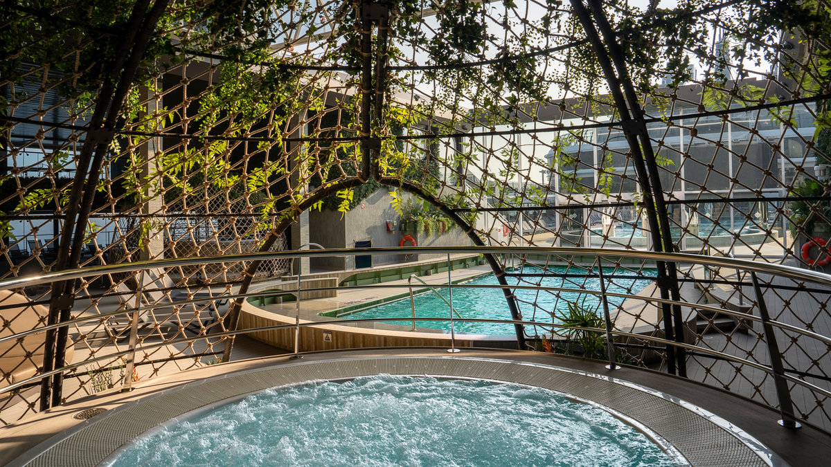 Botanic Garden Pool auf der MSC World Europa
