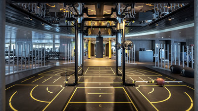 Fitnessstudio auf der MSC World America