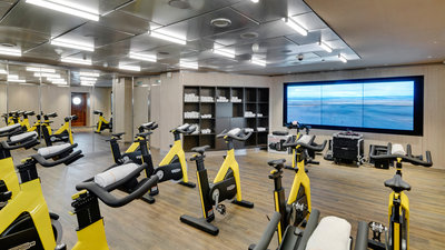 Fitnessstudio auf der MSC Seaside