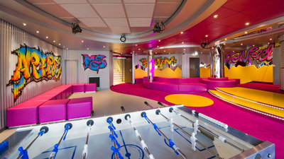 Graffiti's Teenclub auf der MSC Preziosa
