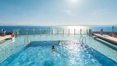 The Garden Poolbereich auf der MSC Preziosa