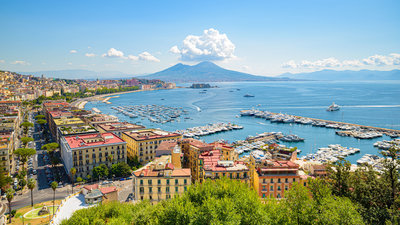 Blick über die Bucht von Neapel