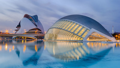 Moderne Architektur in Valencia