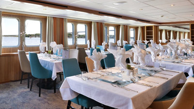 Restaurant der MS Junker Jörg