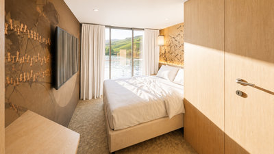 Zweibett-Kabine mit französischem Balkon